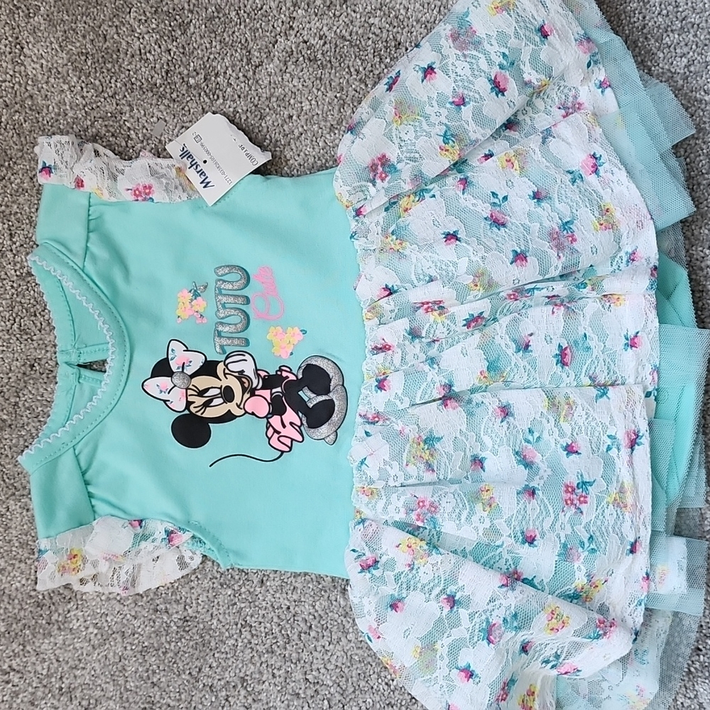 NWT MINNIE MOUSE DRESS 6-9m Tutu Cute